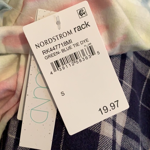 Tie dye oversized boxy crop top pocket t shirts - Picture 4 of 5